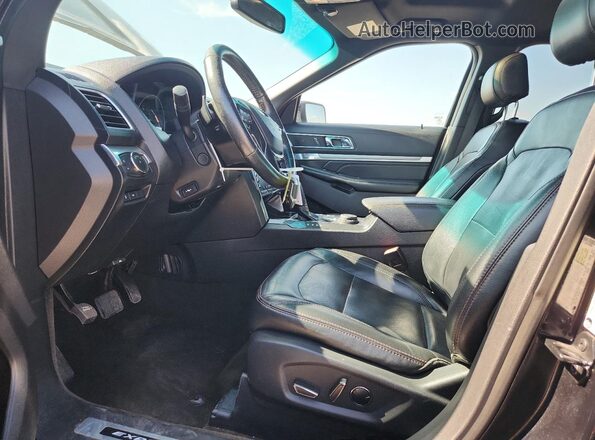 1FM5K8GT6GGC11263 2016 FORD EXPLORER Black Սալոնի դիմացի տեսք