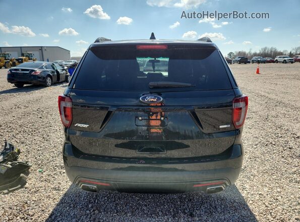 1FM5K8GT6GGC11263 2016 FORD EXPLORER Black Հետևի տեսք