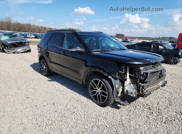 1FM5K8GT6GGC11263 2016 FORD EXPLORER Black Առջևի աջ