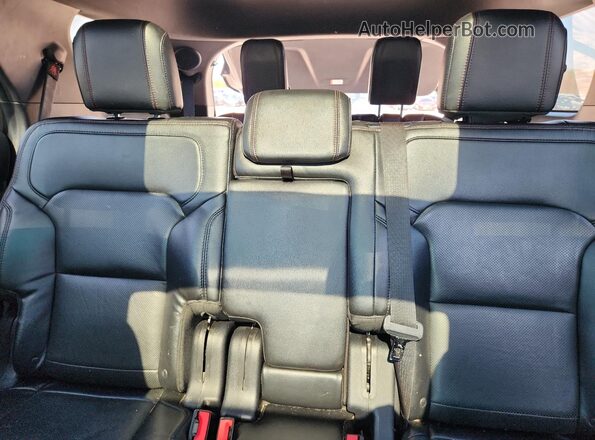 1FM5K8GT6GGC11263 2016 FORD EXPLORER Black Հետևի նստատեղերի տեսք