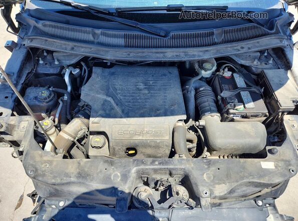 1FM5K8GT6GGC79644 2016 FORD EXPLORER Black Vista del compartimento del motor