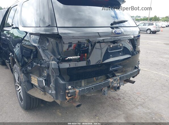 1FM5K8GT6HGA13834 2017 FORD EXPLORER Black Front view