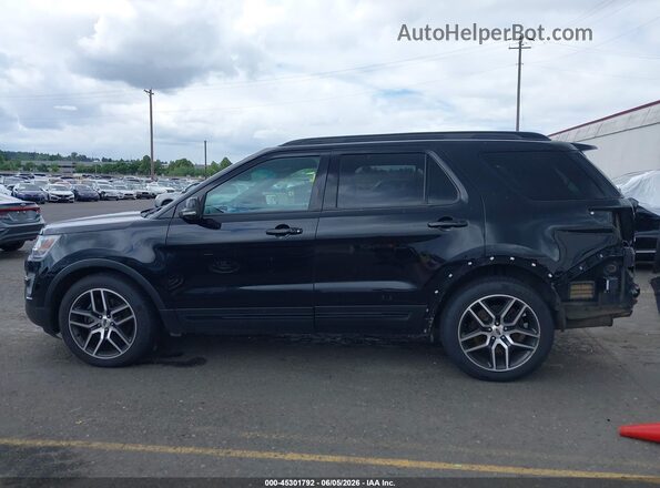 1FM5K8GT6HGA13834 2017 FORD EXPLORER Black 