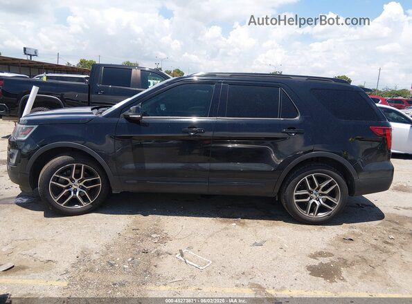1FM5K8GT6HGE28619 2017 FORD EXPLORER Black სალონის 360-გრადუსიანი ხედი