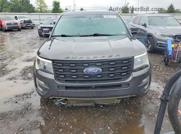 1FM5K8GT6HGE33142 2017 FORD EXPLORER Gray 