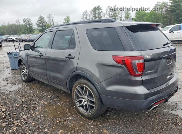 1FM5K8GT6HGE33142 2017 FORD EXPLORER Gray 
