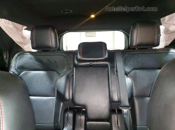 1FM5K8GT7HGA00848 2017 FORD EXPLORER Black Вид задніх сидінь