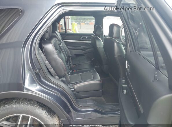 1FM5K8GT7HGA55221 2017 FORD EXPLORER Black VIN sticker view