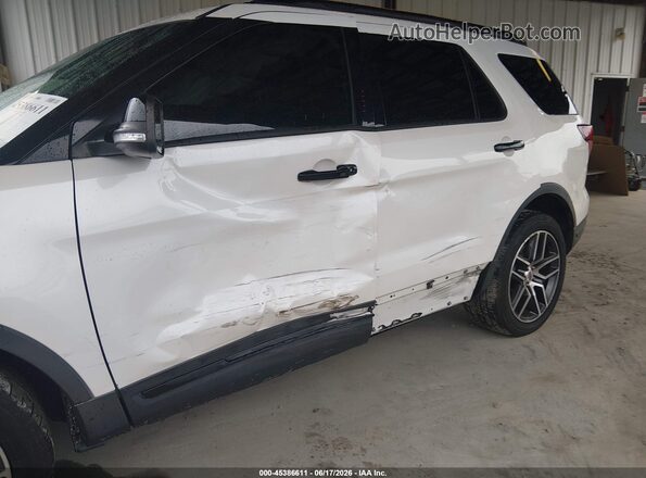 1FM5K8GT7JGC79014 2018 FORD EXPLORER Белый Вид спереди