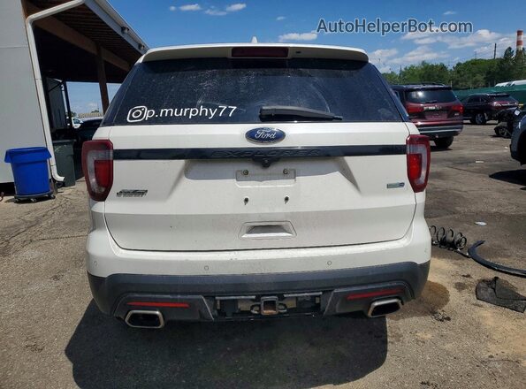 1FM5K8GT8GGC04508 2016 FORD EXPLORER White Widok z tyłu