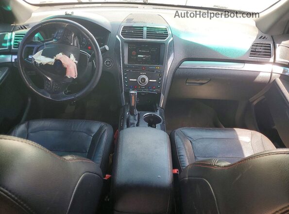 1FM5K8GT8GGC04508 2016 FORD EXPLORER White Widok deski rozdzielczej