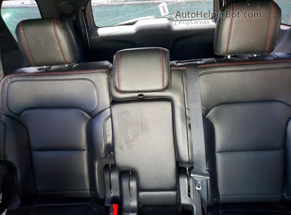 1FM5K8GT8GGC04508 2016 FORD EXPLORER White Widok tylnych siedzeń
