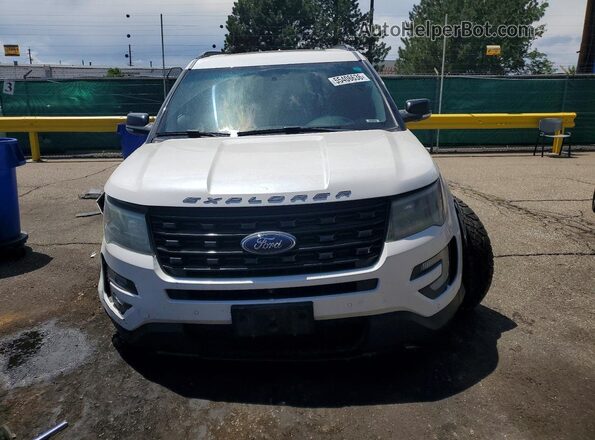 1FM5K8GT8GGC04508 2016 FORD EXPLORER White Widok z przodu