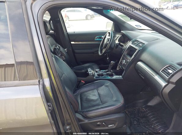 1FM5K8GT8HGA22230 2017 FORD EXPLORER Gray Սալոնի դիմացի տեսք