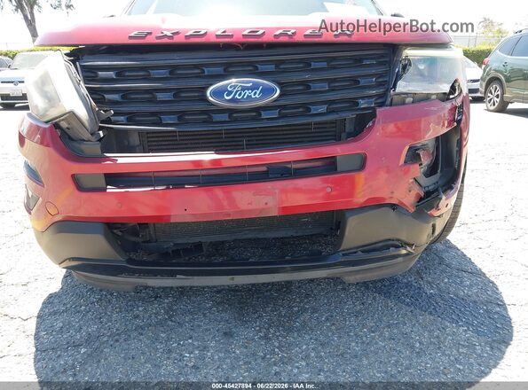 1FM5K8GT8HGC09841 2017 FORD EXPLORER Red 