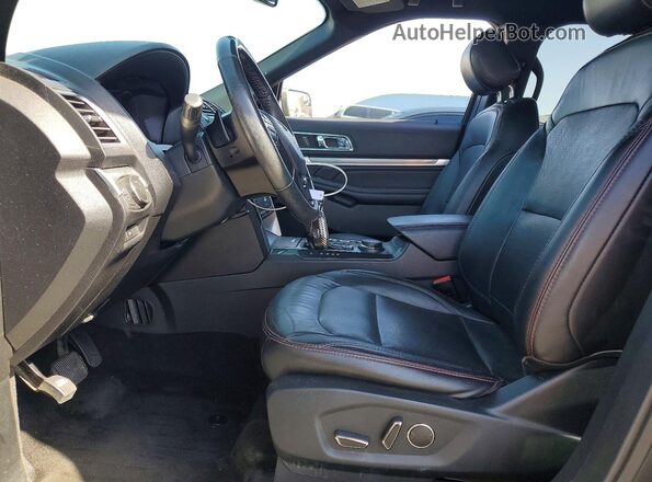 1FM5K8GT8HGD89872 2017 FORD EXPLORER Charcoal წინა სალონის ხედი