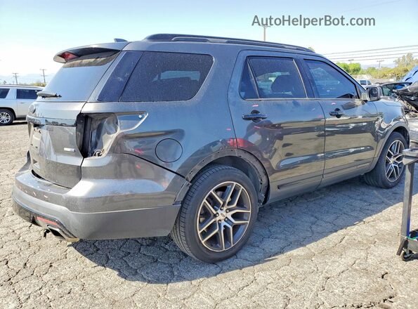 1FM5K8GT8HGD89872 2017 FORD EXPLORER Charcoal უკანა მარჯვენა