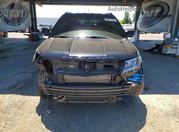 1FM5K8GT8JGC14849 2018 FORD EXPLORER Black წინა ხედი