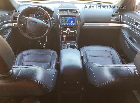 1FM5K8GT8JGC14849 2018 FORD EXPLORER Black წინა პანელის ხედი