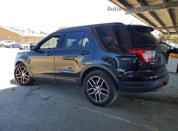 1FM5K8GT8JGC14849 2018 FORD EXPLORER Black უკანა მარცხენა
