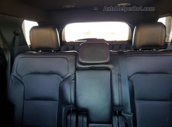 1FM5K8GT8JGC14849 2018 FORD EXPLORER Black უკანა სავარძლების ხედი