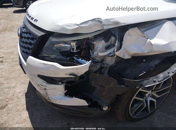 1FM5K8GT8KGA07976 2019 FORD EXPLORER White Դիմացի տեսք