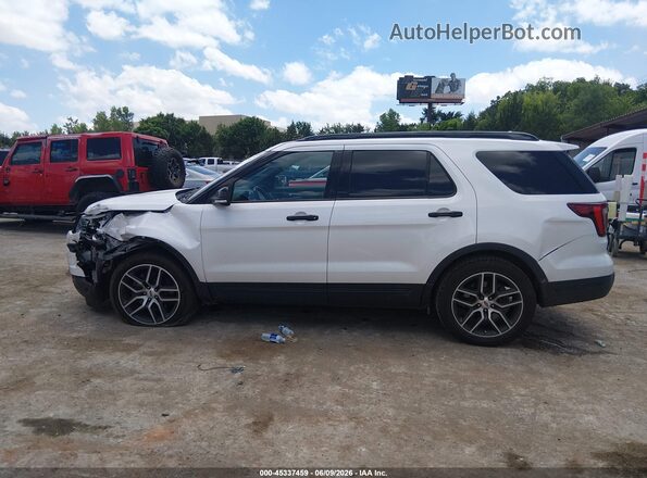 1FM5K8GT8KGA07976 2019 FORD EXPLORER White Սալոնի 360 աստիճան տեսք