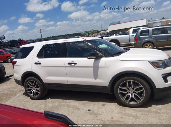 1FM5K8GT8KGA07976 2019 FORD EXPLORER White Սալոնի հետևի տեսք