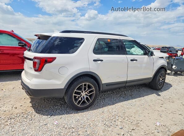 1FM5K8GT9GGC58898 2016 FORD EXPLORER White Задня права чверть