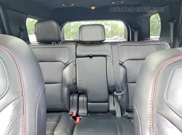 1FM5K8GT9HGD32709 2017 FORD EXPLORER Black Rear seats view