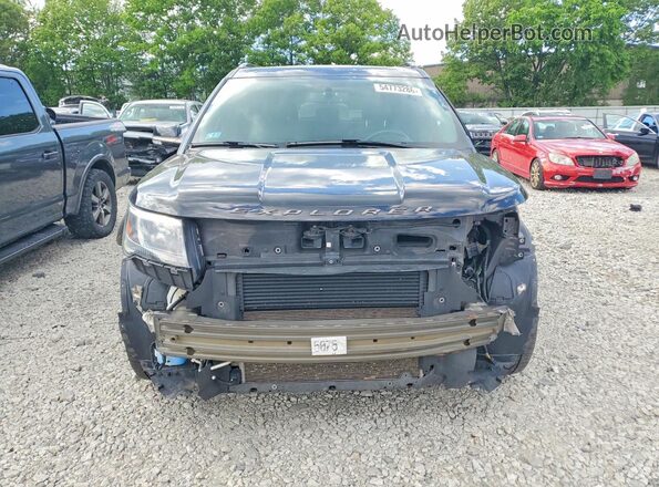 1FM5K8GT9HGD32709 2017 FORD EXPLORER Black Front view