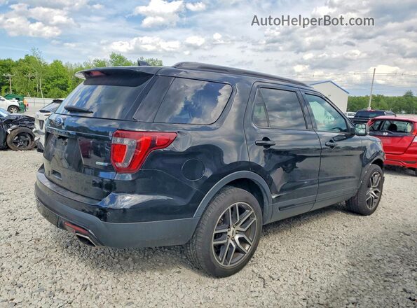 1FM5K8GT9HGD32709 2017 FORD EXPLORER Black Rear right