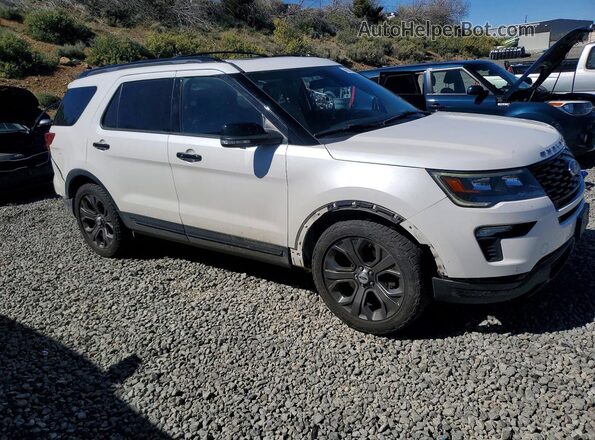 1FM5K8GT9JGA14837 2018 FORD EXPLORER Белый 