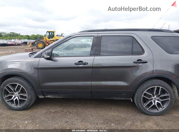 1FM5K8GT9JGC34995 2018 FORD EXPLORER Gray 