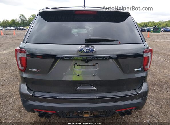 1FM5K8GT9JGC34995 2018 FORD EXPLORER Gray 