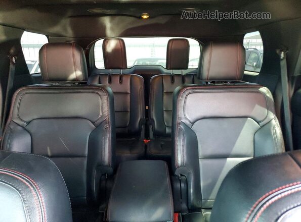 1FM5K8GTXGGA76059 2016 FORD EXPLORER Red Вид задніх сидінь