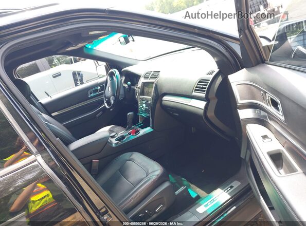 1FM5K8GTXGGC57632 2016 FORD EXPLORER Black Vista interior delantera