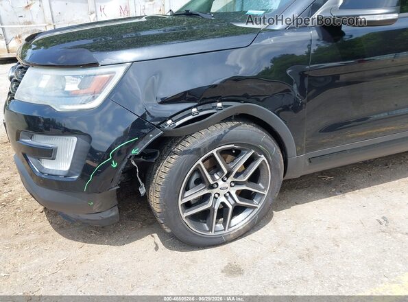 1FM5K8GTXGGC57632 2016 FORD EXPLORER Black Vista frontal