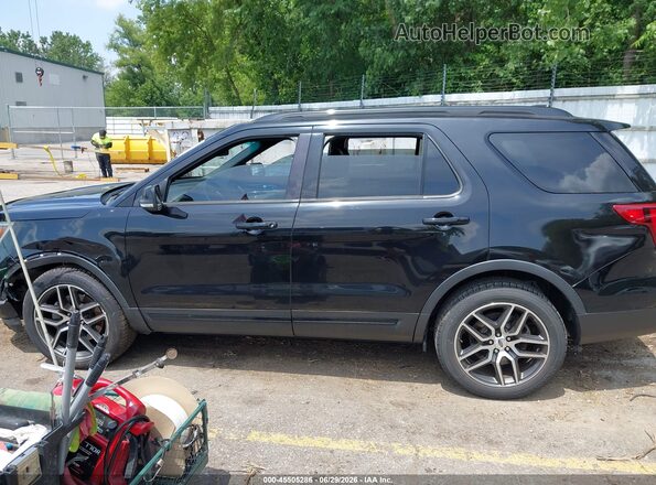 1FM5K8GTXGGC57632 2016 FORD EXPLORER Black Vista interior de 360 grados