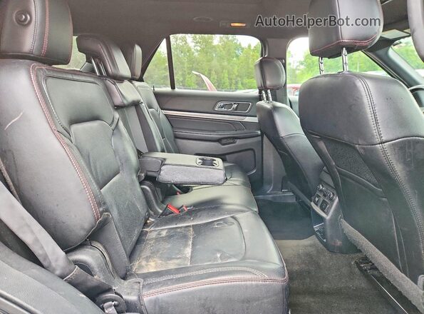 1FM5K8GTXHGC50956 2017 FORD EXPLORER Black Vista interior trasera