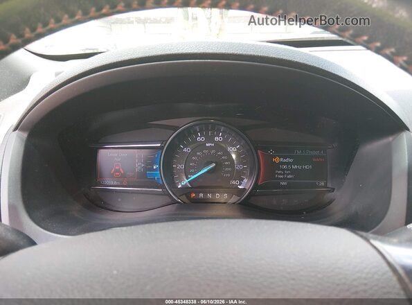 1FM5K8GTXJGA47670 2018 FORD EXPLORER Black Vista de los asientos traseros