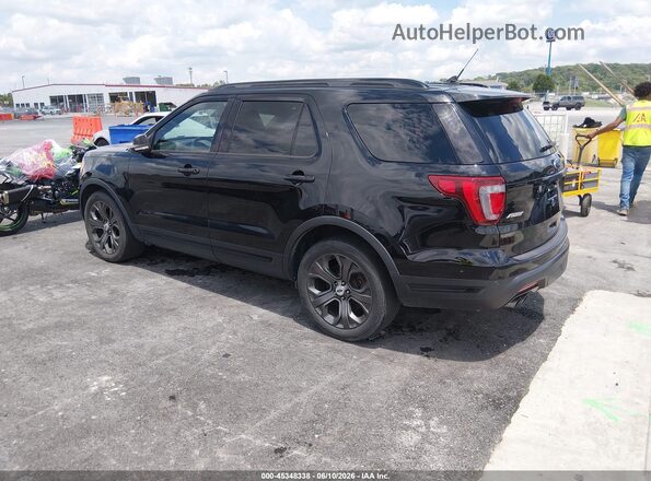 1FM5K8GTXJGA47670 2018 FORD EXPLORER Black Trasero izquierdo