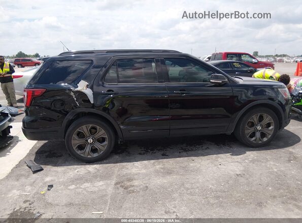 1FM5K8GTXJGA47670 2018 FORD EXPLORER Black Vista frontal