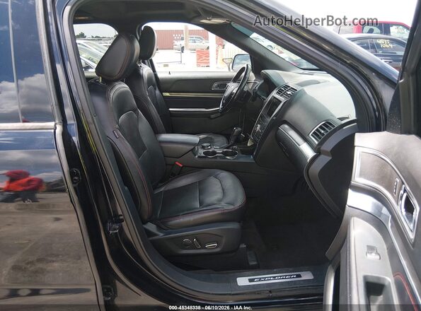 1FM5K8GTXJGA47670 2018 FORD EXPLORER Black Vista interior delantera