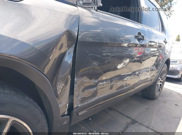 1FM5K8GTXKGA19255 2019 FORD EXPLORER Gray Widok z przodu