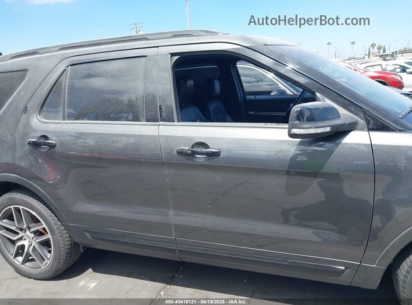 1FM5K8GTXKGA19255 2019 FORD EXPLORER Gray Widok wnętrza 360 stopni