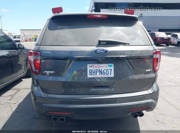 1FM5K8GTXKGA19255 2019 FORD EXPLORER Gray 