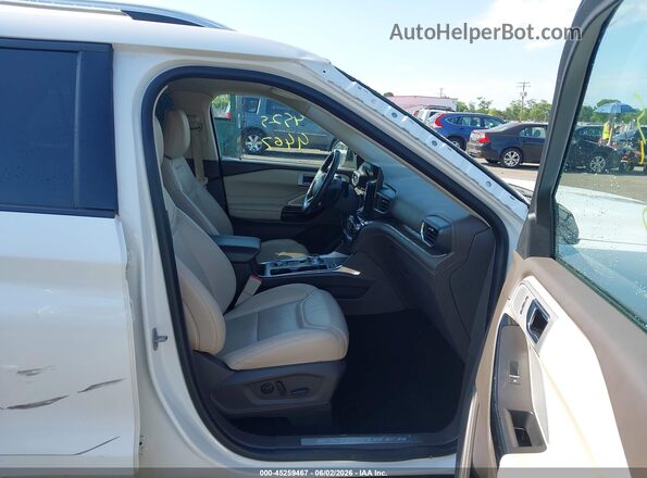 1FM5K8HC0MGA11649 2021 FORD EXPLORER White Front interior view