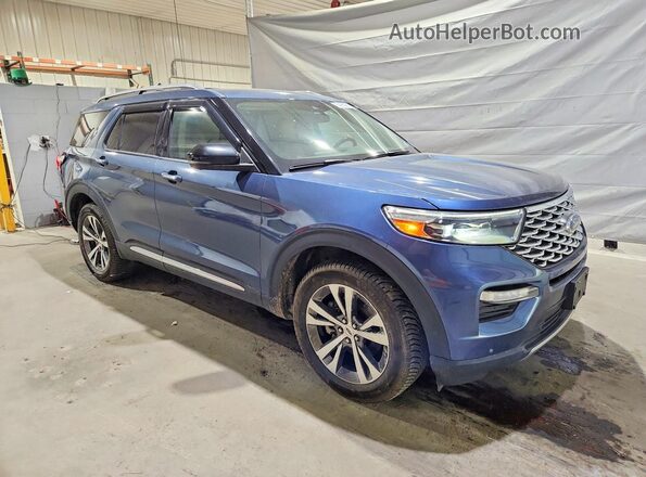 1FM5K8HC1LGA31715 2020 FORD EXPLORER Blue Առջևի աջ