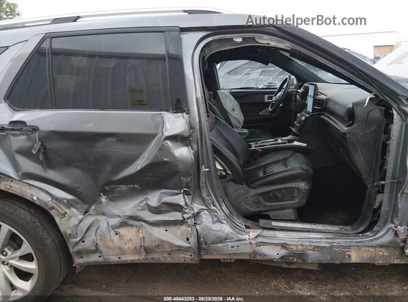 1FM5K8HC2MGC49471 2021 FORD EXPLORER Gray Widok z przodu